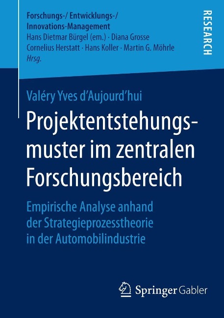 Projektentstehungsmuster im zentralen Forschungsbereich - Valéry Yves D'Aujourd'Hui
