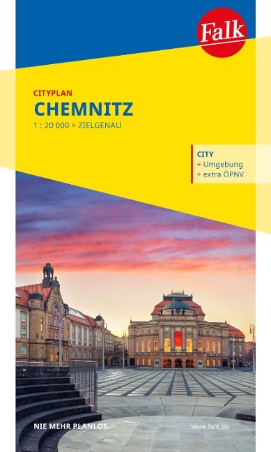Falk Cityplan Chemnitz 1:20.000 - 
