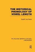 The Historical Phonology of Vowel Length - Brent De Chene