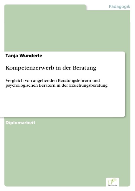 Kompetenzerwerb in der Beratung - Tanja Wunderle