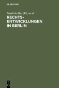 Cover-Bild zum Titel 'Rechtsentwicklungen in Berlin' von ''