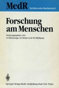 Cover-Bild zum Titel 'Forschung am Menschen' von ''