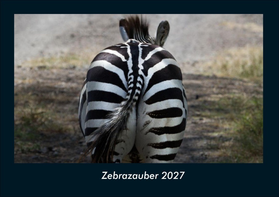 Zebrazauber 2027 Fotokalender DIN A4 - Tobias Schmitt, Kevin Heber