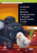 Cover-Bild zum Titel 'Historia de una gaviota y del gato que le enseñó a volar' von 'Luis Sepúlveda'