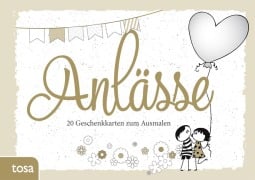 Cover-Bild zum Titel 'Geschenkkarten zum Ausmalen - Anlässe' von ''
