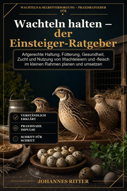 Wachteln halten - der Einsteiger-Ratgeber - Johannes Ritter