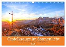 Cover-Bild zum Titel 'Gipfelkreuze im Sonnenlicht (Wandkalender 2026 DIN A3 quer), CALVENDO Monatskalender' von 'Christa Kramer'