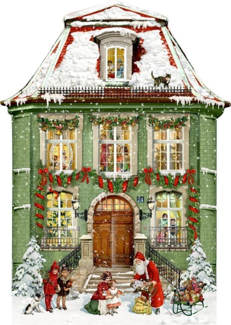 A3-Wandkalender - Zauberhaftes Weihnachtshaus - 