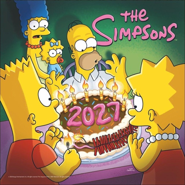 The Simpsons Broschurkalender 2027 - 