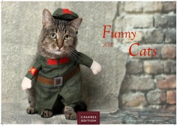 Cover-Bild zum Titel 'Funny Cats Kalender 2027 - Wandkalender | Fotokalender Tierkalender 24x35cm - Witziger Katzenkalender' von ''