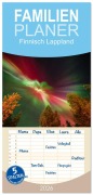 Cover-Bild zum Titel 'Familienplaner 2026 - Finnisch Lappland mit 5 Spalten (Wandkalender, 21 x 45 cm) CALVENDO' von 'Marco Springer'