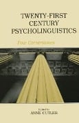 Cover-Bild zum Titel 'Twenty-First Century Psycholinguistics' von ''