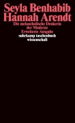 Cover-Bild zum Titel 'Hannah Arendt' von 'Seyla Benhabib'