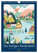 Ein lustiges Kinderdorf (Wandkalender 2026 DIN A4 hoch), CALVENDO Monatskalender - Steffen Gierok-Latniak