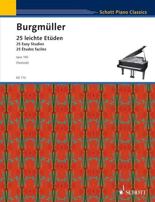 25 Etüden, opus 100 für Klavier - Friedrich Burgmüller