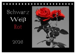 Cover-Bild zum Titel 'Schwarz-Weiß-Rot (Tischkalender 2026 DIN A5 quer), CALVENDO Monatskalender' von 'Flori Flori0'