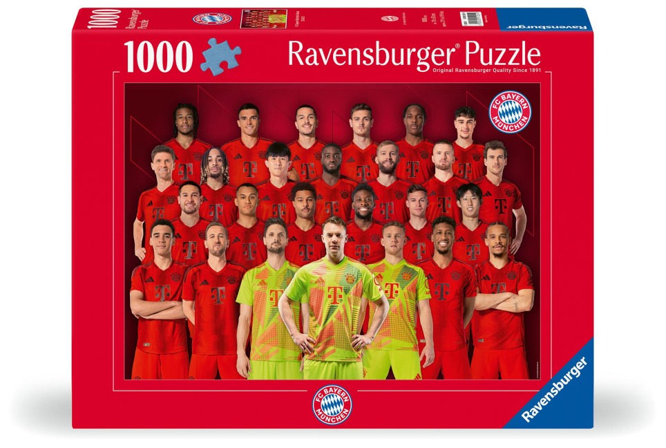 Erwachsenenpuzzle 1000 Teile - FC Bayern München Saison 2024/25 - 