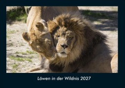 Cover-Bild zum Titel 'Löwen in der Wildnis 2027 Fotokalender DIN A4' von 'Tobias Schmitt, Kevin Heber'