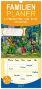 Cover-Bild zum Titel 'Familienplaner 2027 - Landsknechte und Ritter im Modell mit 5 Spalten (Wandkalender, 21 x 45 cm) CALVENDO' von 'Klaus-Peter Huschka'