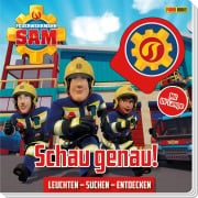 Cover-Bild zum Titel 'Feuerwehrmann Sam: Schau genau! - Leuchten - Suchen - Entdecken' von 'Panini'