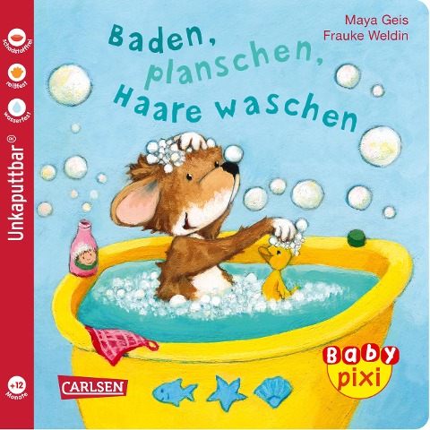Baby Pixi (unkaputtbar) 62: VE 5 Baden, planschen, Haare waschen (5 Exemplare) - Maya Geis
