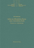Cover-Bild zum Titel 'Juden im öffentlichen Raum einer christlichen Stadt' von 'Rex Rexheuser'