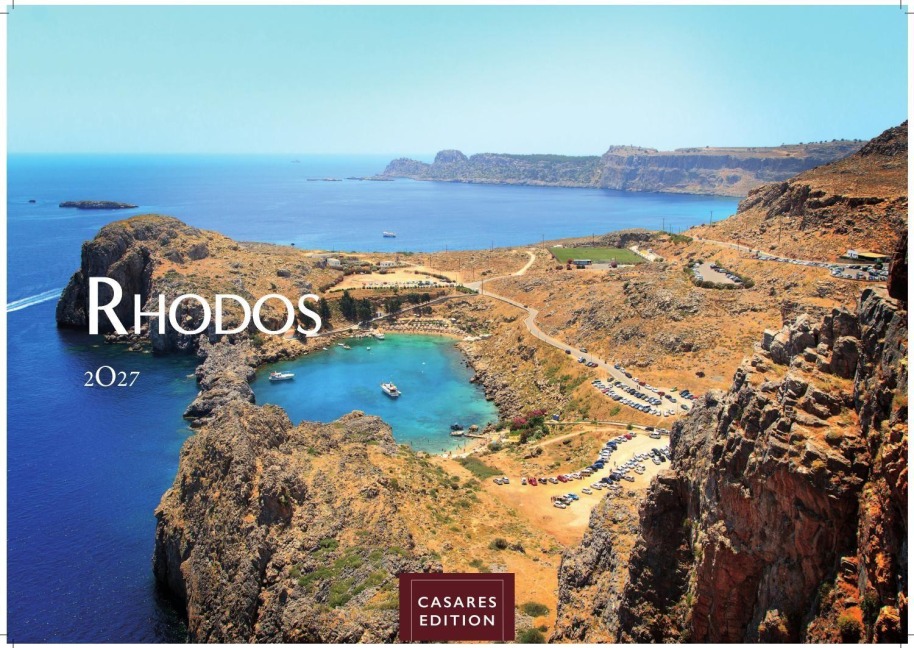 Rhodos Kalender 2027 - Wandkalender | Fotokalender Griechenland 35x50cm Großformat, Premium Qualität, Urlaub, Ferien, Reise & Lifestyle - Perfekt für Rodos Fans & Reisebegeisterte. - 