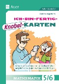 Cover-Bild zum Titel 'Ich-bin-fertig-Knobelkarten Mathematik Klassen 5-6' von 'Martina Hagemann'