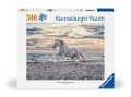 Cover-Bild zum Titel 'Erwachsenenpuzzle 500 Teile - Pferd am Strand' von ''