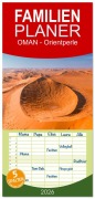 Familienplaner 2026 - OMAN - Orientperle mit 5 Spalten (Wandkalender, 21 x 45 cm) CALVENDO - Sonja Schlichter