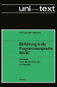 Cover-Bild zum Titel 'Einführung in die Programmiersprache BASIC' von 'Wolf-Dietrich Schwill'