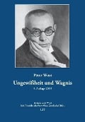 Cover-Bild zum Titel 'Ungewißheit und Wagnis' von 'Peter Wust'