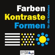 Cover-Bild zum Titel 'Farben, Formen, Kontraste für die Kleinsten' von 'Astrid Eldflug'
