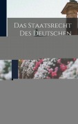 Cover-Bild zum Titel 'Das Staatsrecht Des Deutschen Reiches; Volume 1' von 'Paul Laband'