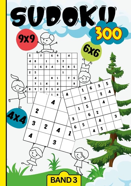 Sudoku Kids- 300 Sudoku für Kinder ab 6-8 Jahren - Mira König