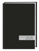 times&more Kalenderbuch schwarz 2026 - 