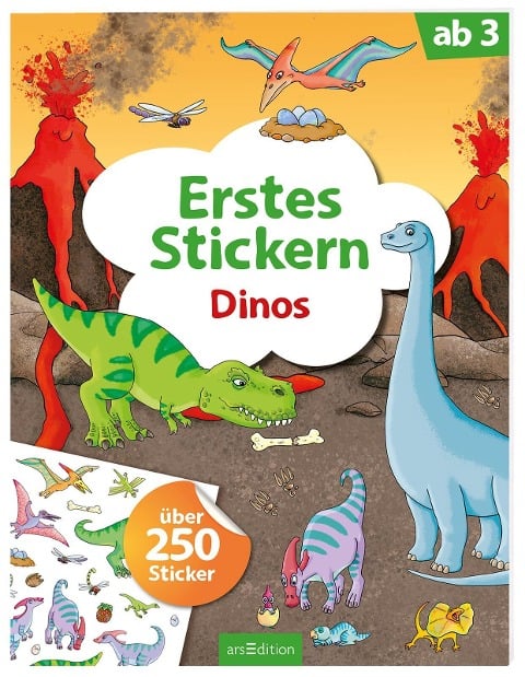 Erstes Stickern Dinos - 
