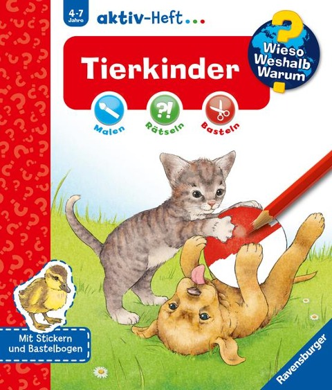 Wieso? Weshalb? Warum? aktiv-Heft: Tierkinder - 