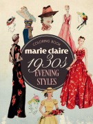 Cover-Bild zum Titel 'Marie Claire 1930s Evening Styles Coloring Book' von 'Rockpool Publishing'