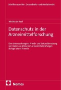Cover-Bild zum Titel 'Datenschutz in der Arzneimittelforschung' von 'Wiebke de Raaf'