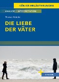Cover-Bild zum Titel 'Die Liebe der Väter von Thomas Hettche - Textanalyse und Interpretation' von 'Thomas Hettche'