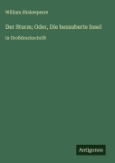 Cover-Bild zum Titel 'Der Sturm; Oder, Die bezauberte Insel' von 'William Shakespeare'