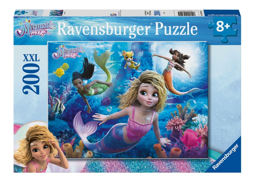 Kinderpuzzle 200 XXL Teile - Meerjungfrauen Magie - 