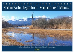 Cover-Bild zum Titel 'Naturschutzgebiet Murnauer Moos - Auf dem Rundweg durch das größte Moor Mitteleuropas (Tischkalender 2026 DIN A5 quer), CALVENDO Monatskalender' von 'Michaela Schimmack'