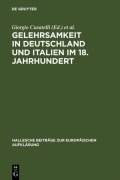 Cover-Bild zum Titel 'Gelehrsamkeit in Deutschland und Italien im 18. Jahrhundert' von ''