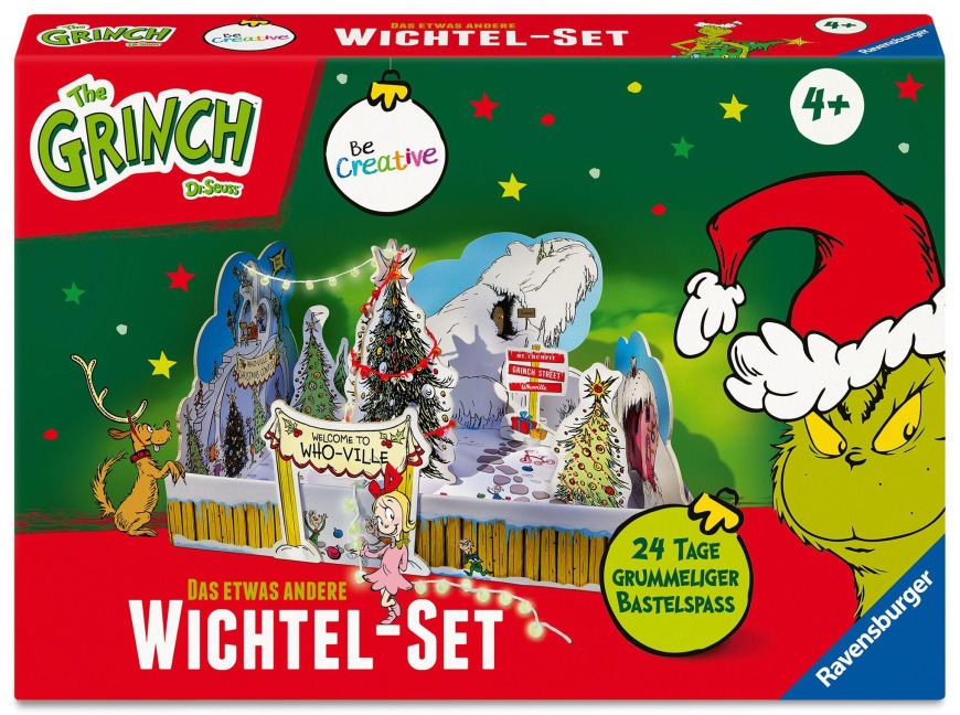 BeCreative DIY Wichtelset mit dem Grinch - für Kinder ab 4 Jahren - 