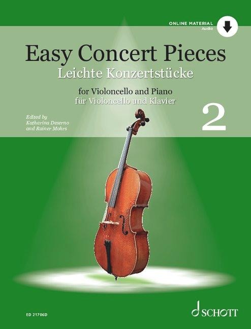 Leichte Konzertstücke für Violoncello und Klavier. Band 2 - 