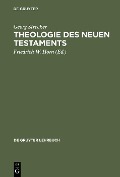 Cover-Bild zum Titel 'Theologie des Neuen Testaments' von 'Georg Strecker'