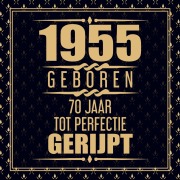 Cover-Bild zum Titel '1955 Geboren 70 Jaar Tot Perfectie Gerijpt' von 'Gold Wigman'