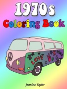 Cover-Bild zum Titel '1970s Coloring Book' von 'Jasmine Taylor'